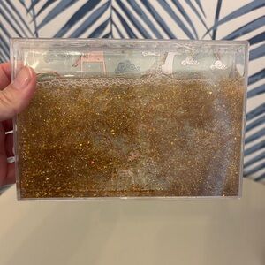 Gold Glitter Liquid Photo Frame